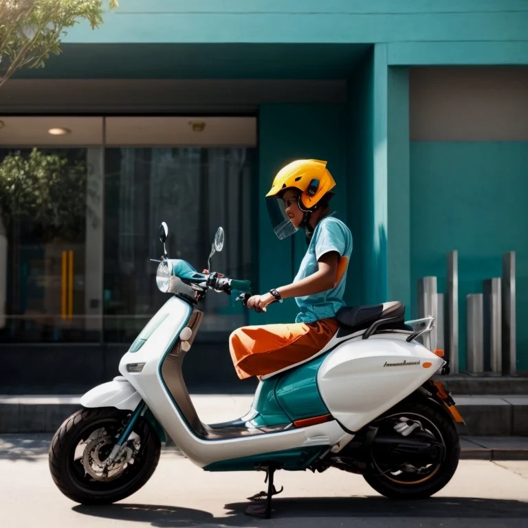 渋谷の街を走るScootaro